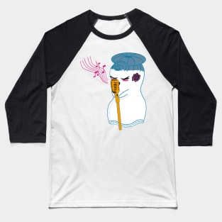 Little Ghost Old-Fashioned Baseball T-Shirt